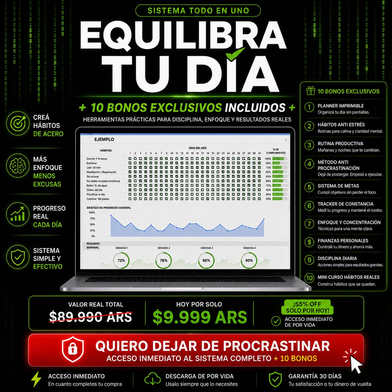 Domina tu Día + 10 Bonos Estratégicos