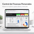 Control Finanzas Personales - Plantilla Interactiva